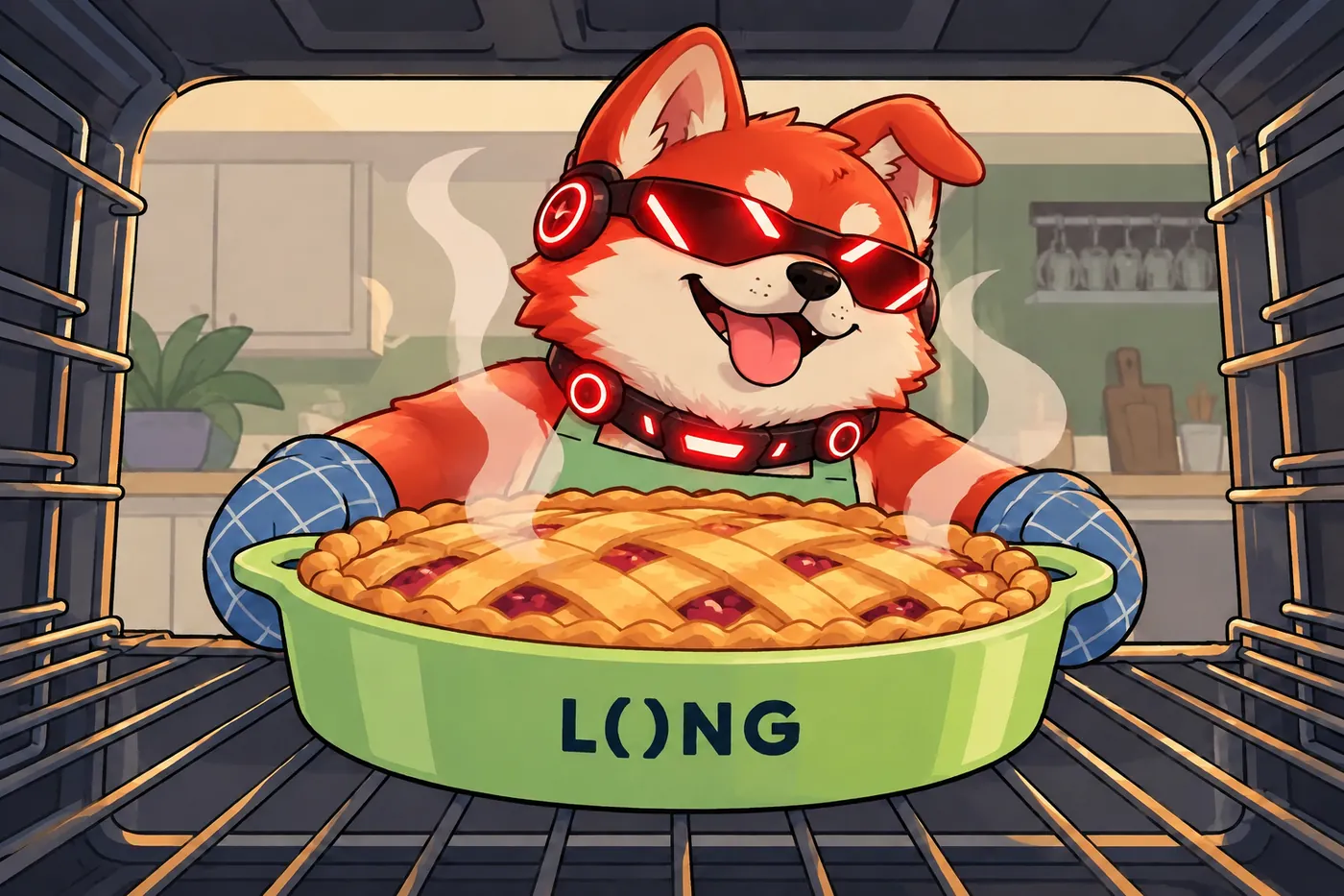 AMDOG character artwork in the scanner